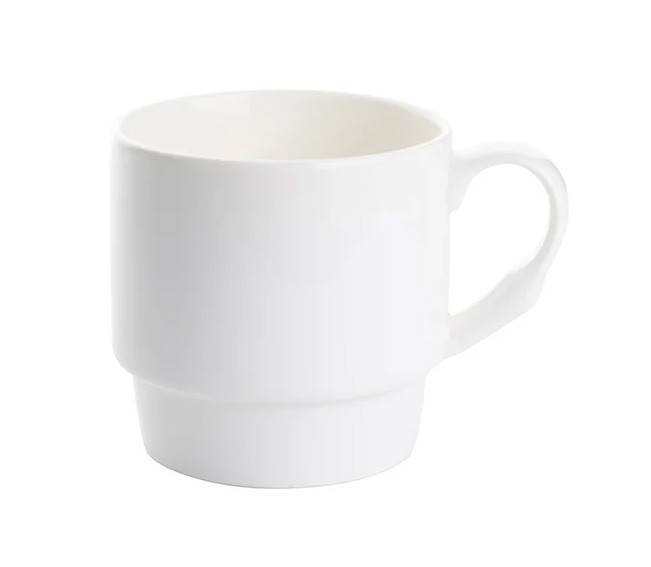 MUG WHITE  10oz Stackable